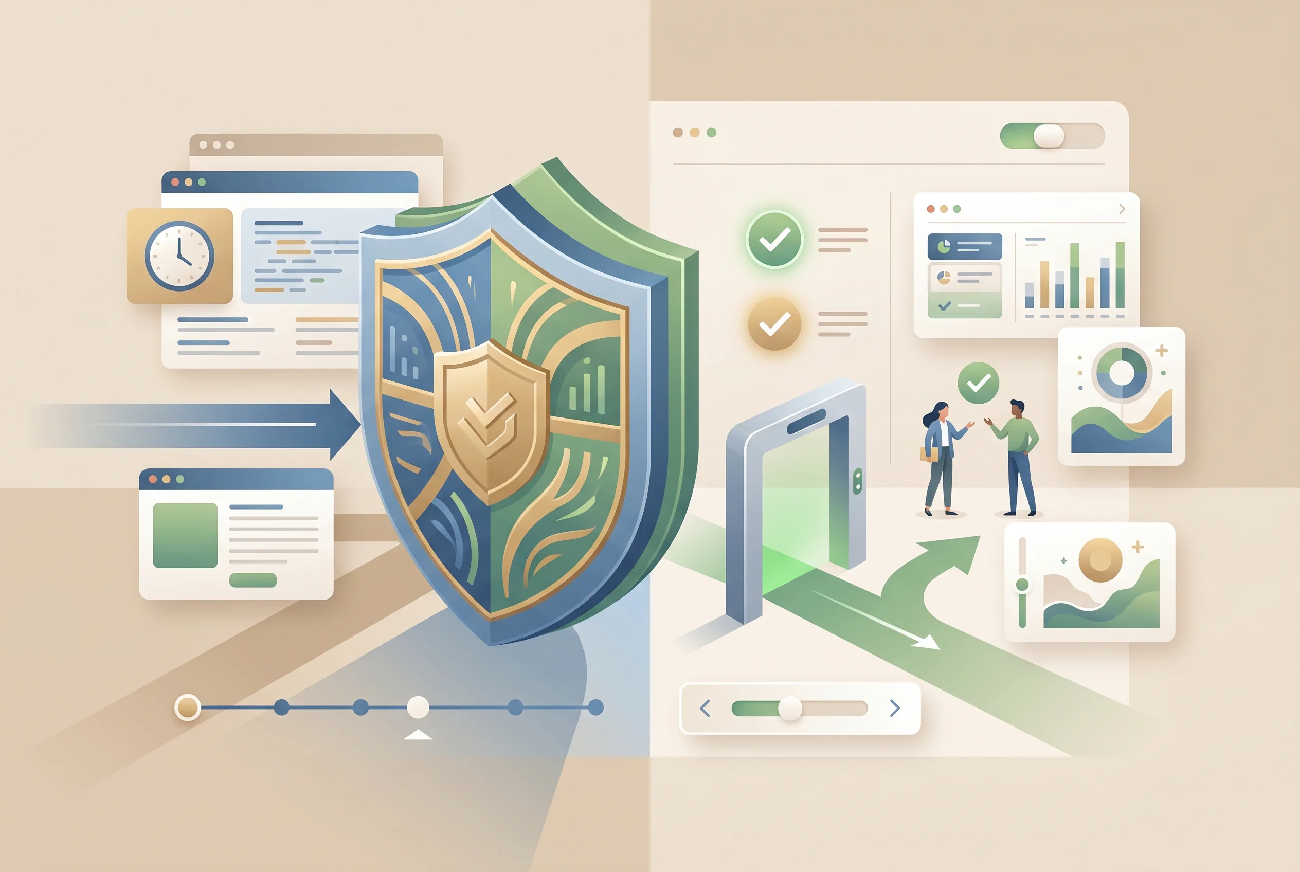 A calm online gambling self-exclusion checkpoint with protected account boundaries
